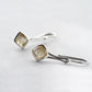 Labradorite and Lapis Lazuli earrings in sterling silver, style E7796 - view 4