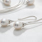 Pearl earrings in sterling silver by Joryel Vera, style E6839