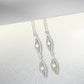 Pearl earrings in sterling silver by Joryel Vera, style E9339