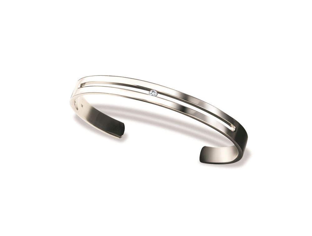 Blue Sapphire and Iolite bracelet in sterling silver, style B1511 - view 3