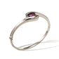 Amethyst and Blue Topaz bracelet in sterling silver, style B1740 - view 4