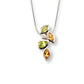 Citrine and Peridot pendant in sterling silver, style P3843 - view 4