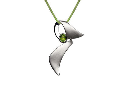 Amethyst and Blue Topaz pendant in sterling silver, style P5227