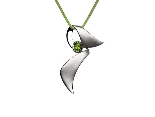 Amethyst and Blue Topaz pendant in sterling silver, style P5227