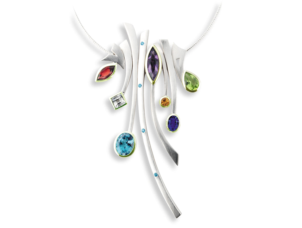 Sterling silver necklace by Joryel Vera - view 3
