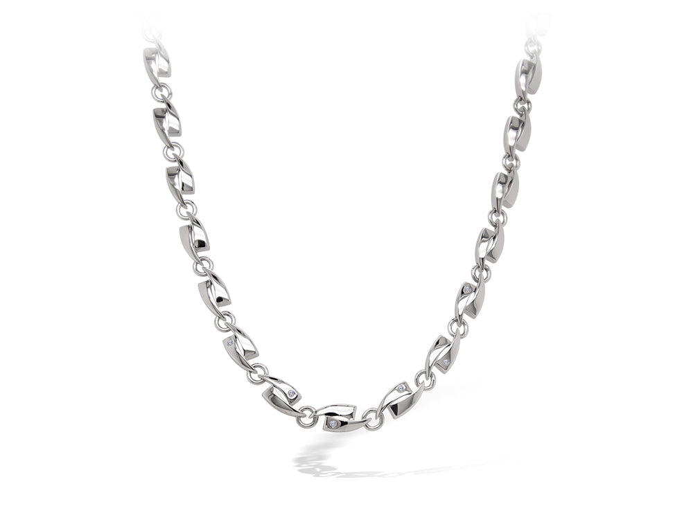 Sterling silver necklace by Joryel Vera, style N1023