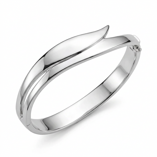 Two Tone 925 Sterling Silver Bracelet | B3339