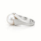 Pearl ring in sterling silver by Joryel Vera, style R6498