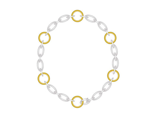 Sterling silver necklace, style N3431 - view 3
