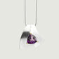 Amethyst and Blue Topaz pendant in sterling silver, style P6511 - view 2