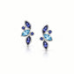 Blue Topaz and Iolite earrings in sterling silver by Joryel Vera, style E4205