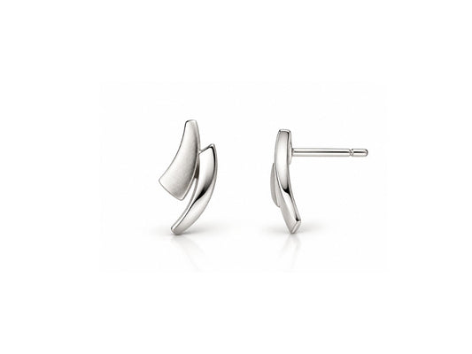 Scandinavian Design Earrings in 925 Sterling Silver | E3760