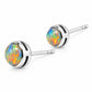 Gemstone Earrings in 925 Sterling Silver | E4110 - view 4