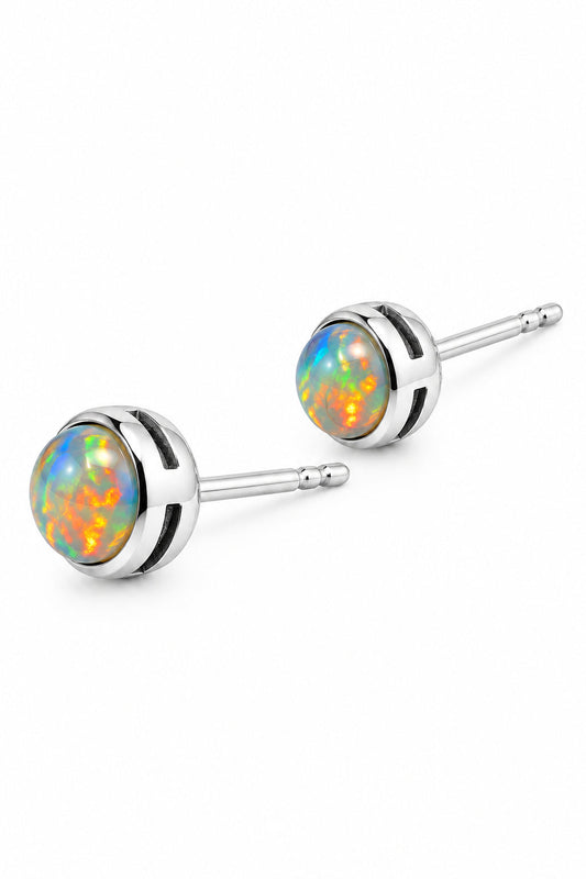 Gemstone Earrings in 925 Sterling Silver