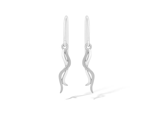 Sterling silver earrings, style E6228