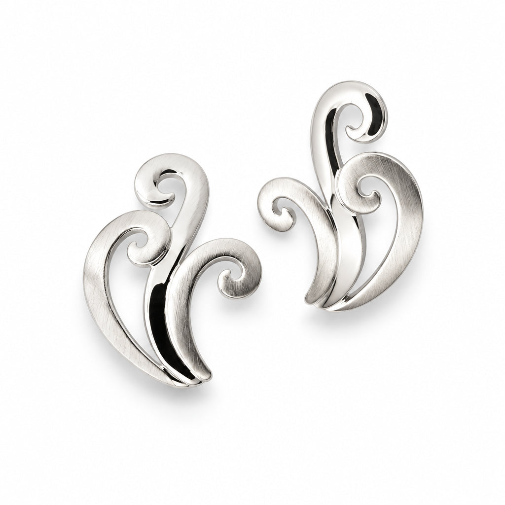 The Wind & Sea Earrings in 925 Sterling Silver | E7809 - view 3
