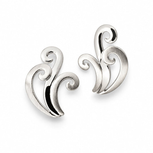 The Wind & Sea Earrings in 925 Sterling Silver | E7809 - view 3
