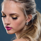 Silver Hoop Earrings in 925 Sterling Silver | E7951
