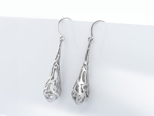 Sterling silver earrings, style E6746