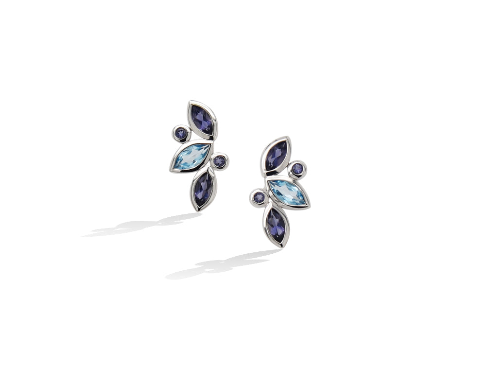 Multi Gemstone Earring E4205 - E4205 BTP / IOL - Earring