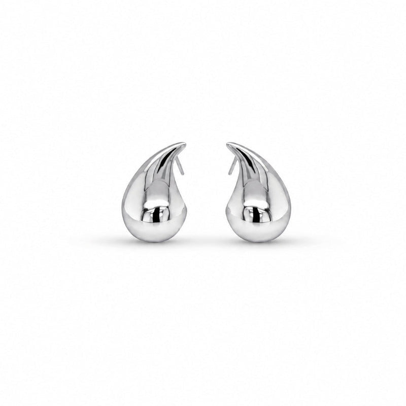 STERLING SILVER IN 14K GOLD PLATED EARRING E6565