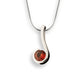 Amethyst and Garnet pendant in sterling silver, style P4242 - view 5