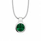 Amethyst and Blue Topaz pendant in sterling silver, style P6972 - view 9