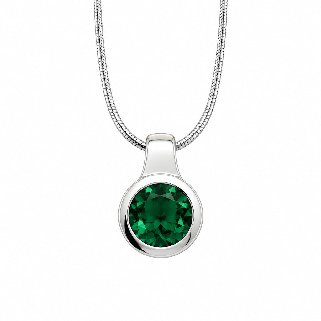 Amethyst and Blue Topaz pendant in sterling silver, style P6972 - view 9