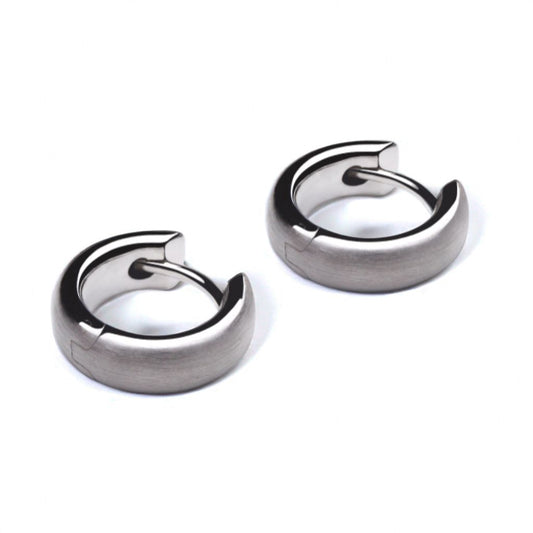 Unisex Silver Huggie Earring *E3750