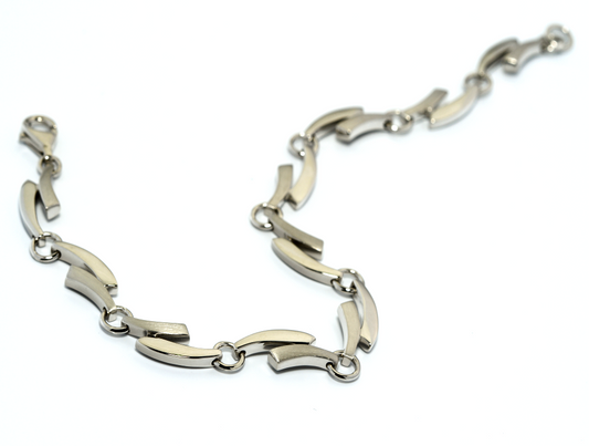 Diamond bracelet in sterling silver, style B1378