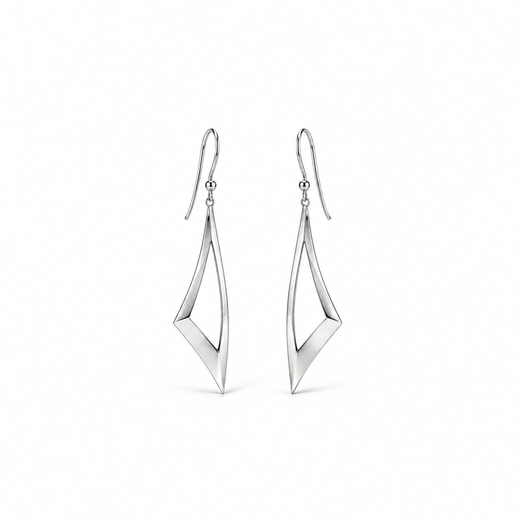 Sterling silver earrings by Joryel Vera, style E9331 - view 2