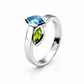 Marquise Gemstone Ring in 925 Sterling Silver | R3908 - view 2