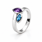 Marquise Gemstone Ring in 925 Sterling Silver | R3908 - view 3