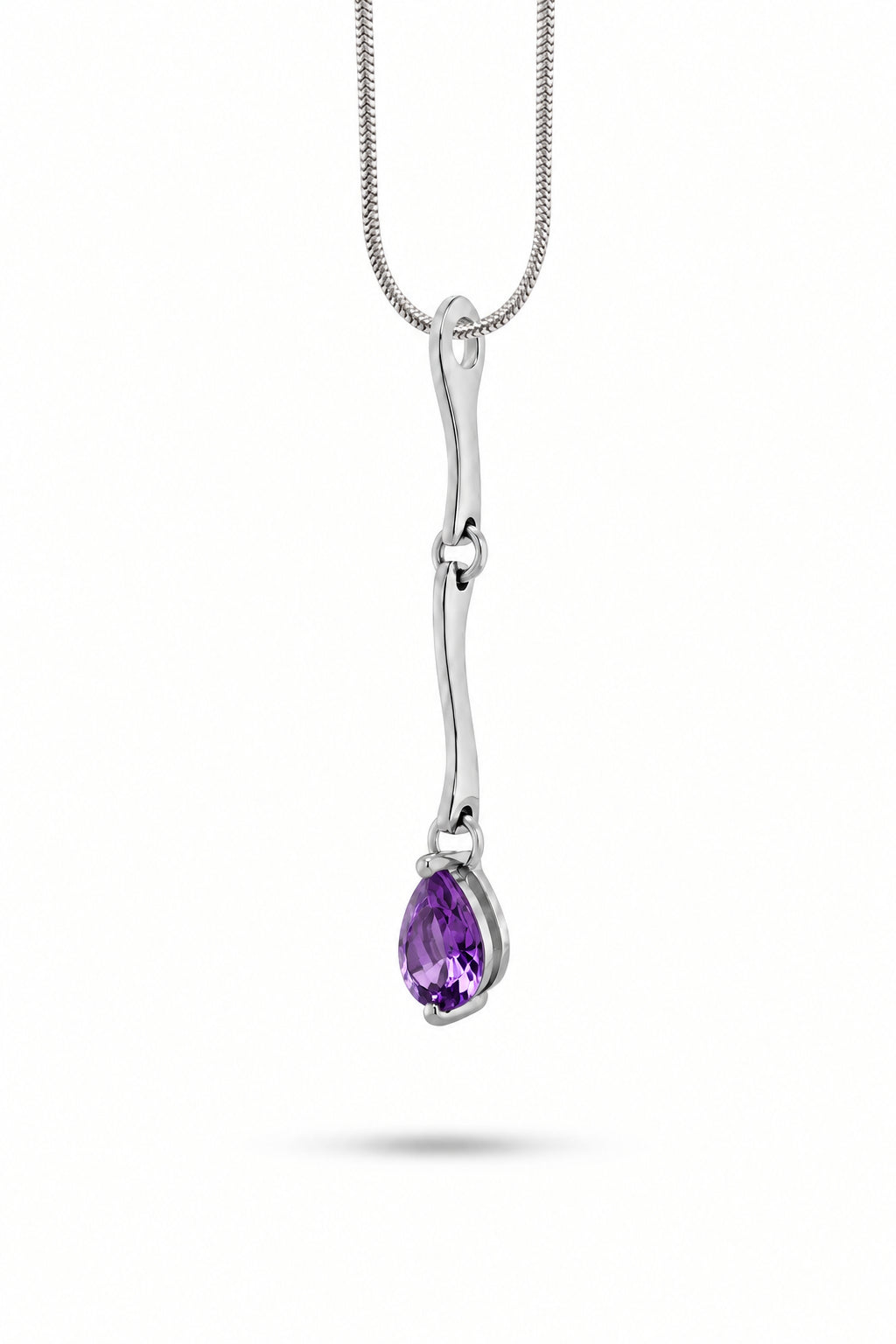 Simple Gemstone Pendant P4114 - view 2