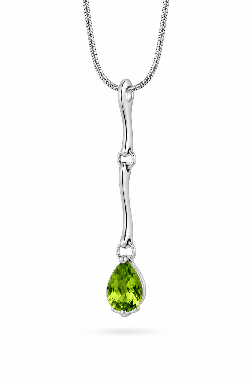 Simple Gemstone Pendant P4114 - view 3