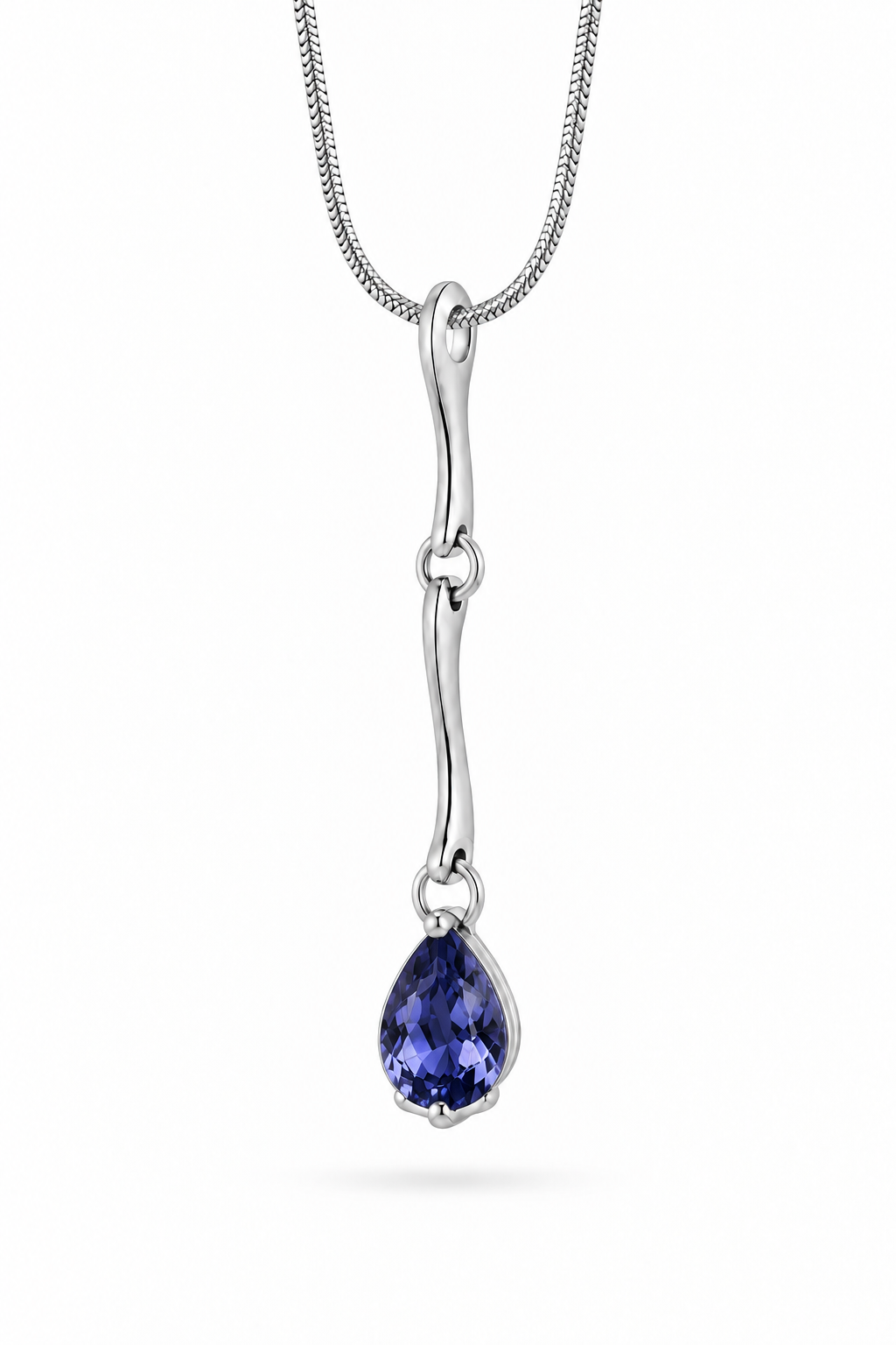Simple Gemstone Pendant P4114