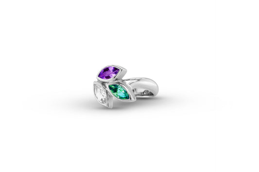 Sterling silver ring by Joryel Vera, style R3909 - view 2