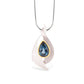 Amethyst and Citrine pendant in sterling silver, style P7365 - view 5
