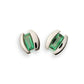 Bar Cut Gemstone Earring E5430 - E5430 Green Quartz - Earring