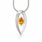 Amethyst and Blue Topaz pendant in sterling silver, style P7320 - view 9