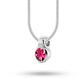 Amethyst and Blue Topaz pendant in sterling silver, style P6972 - view 10