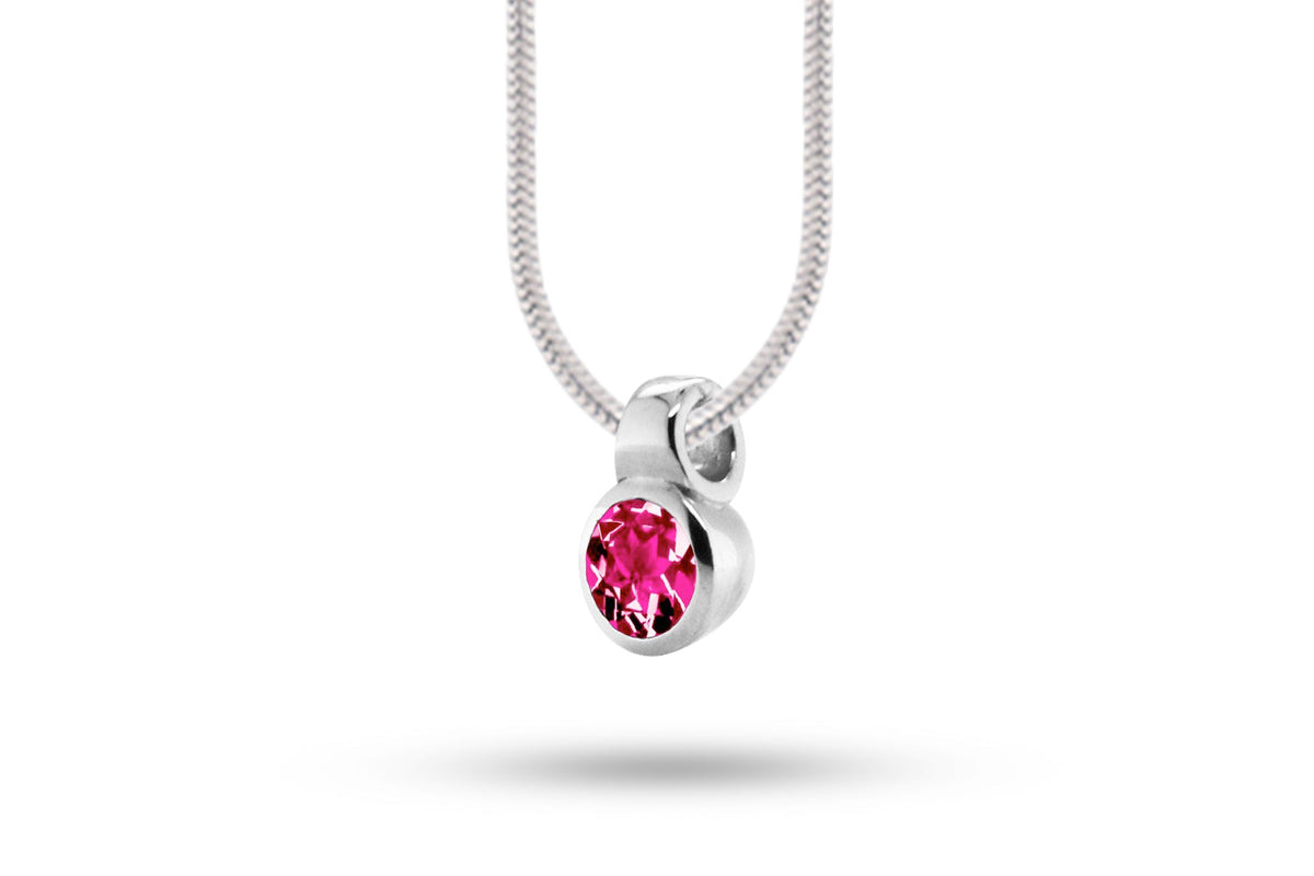 Amethyst and Blue Topaz pendant in sterling silver, style P6972 - view 10