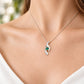 Amethyst and Blue Topaz pendant in sterling silver, style P7342 - view 2