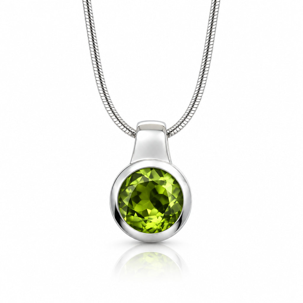 Amethyst and Blue Topaz pendant in sterling silver, style P6972 - view 7