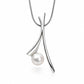 Pearl jewelry set in sterling silver - view 4