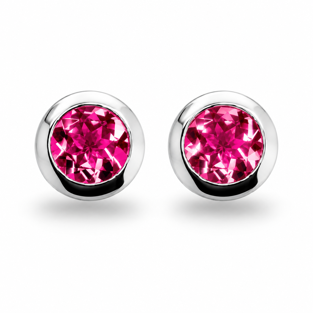 Amethyst and Blue Topaz earrings in sterling silver, style E3136 - view 10