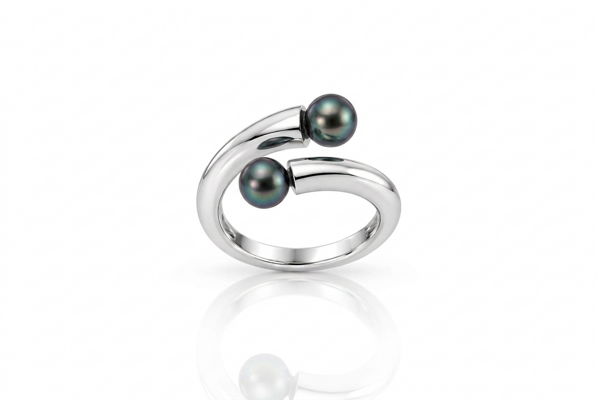Adjustable Pearl Ring in 925 Sterling Silver | R22753