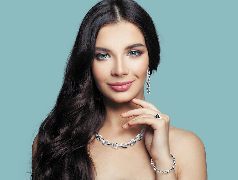 Sterling silver jewelry set