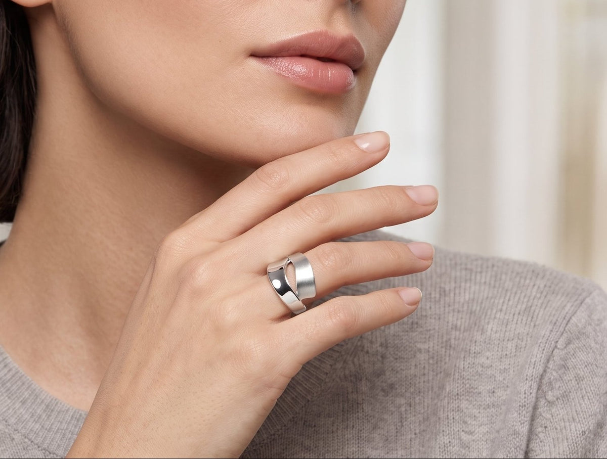 Everyday Silver Ring in 925 Sterling Silver | R4742 - view 2