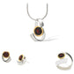Sky Blue Topaz and Blue Topaz jewelry set in sterling silver - view 2